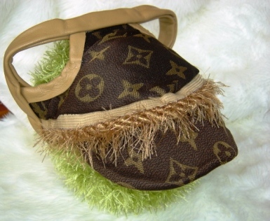 Fifiany & Co. Louis Vuitton Sun Visor Pet Accessories for Dogs and Cats